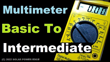 Video - Learn basic to intermediate digital multimeter skills