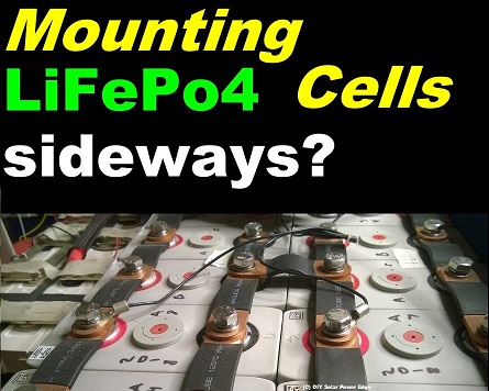 Can you mount LiFePo4 batteries on the side or&nbsp;inverted?