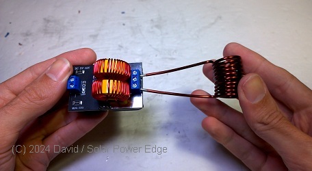 A typical ZVS induction circuit
