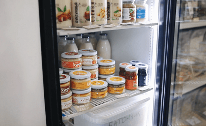 A refrigerator - an example of an inductive load