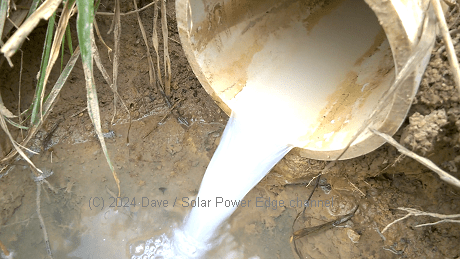 My Simple Solar Pump! and a gray water recycling project starts