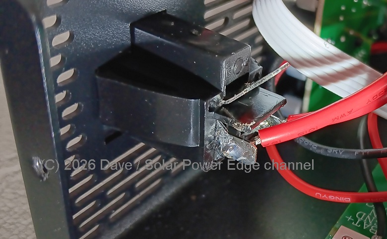 Close look at the AC outlets