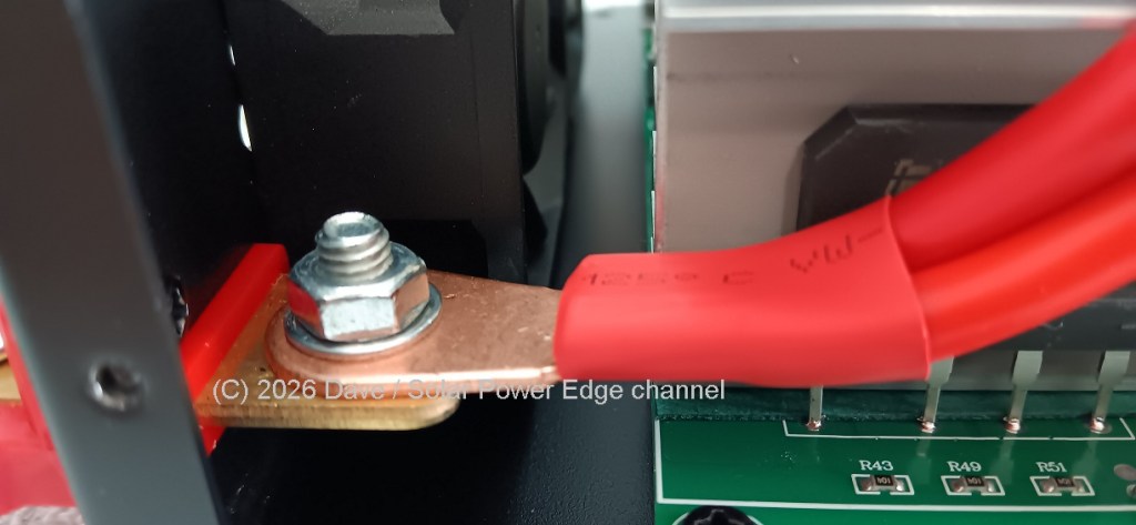 Internal positive side input connection