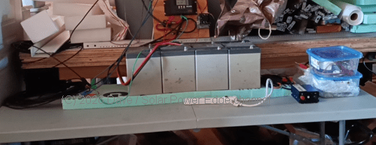 Recycled lead acid batteries running an off grid power system in my homestead barn