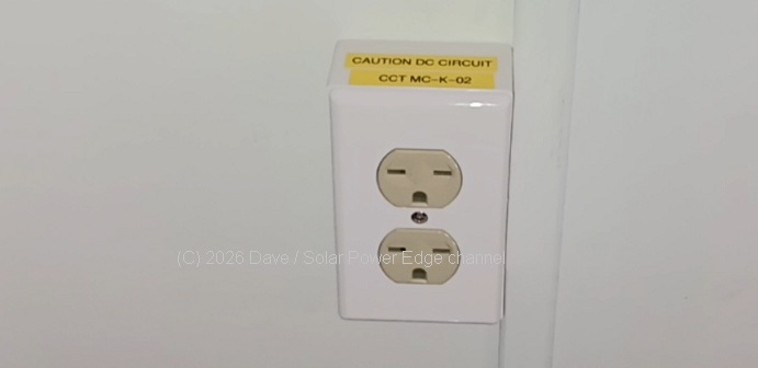55V 48V DC House Off Grid load center PV2L DC BUS dc outlets NEMA