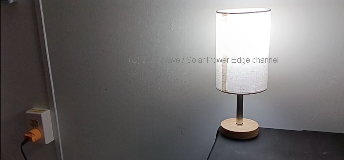55V 48V DC House Off Grid load center PV2L DC BUS running LED table lamps on DC