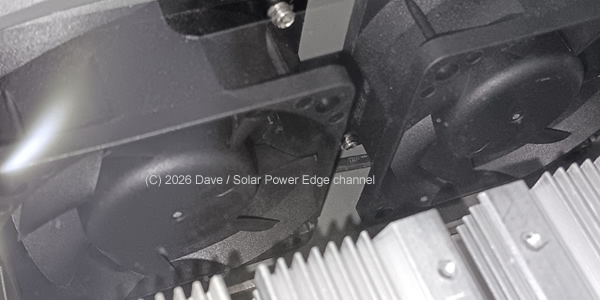 Junbpaw 3080w pure sine wave inverter internal brushless dc cooling fans