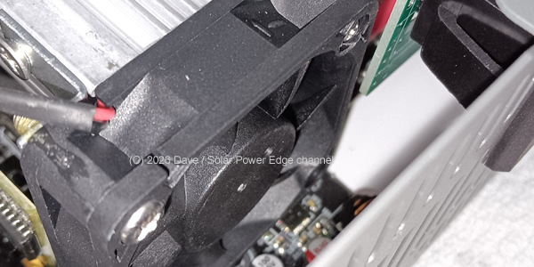 Junbpaw 3080w pure sine wave inverter 3rd internal brushless dc cooling fan