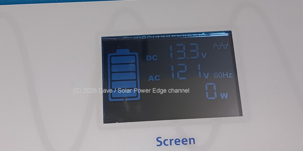 Junbpaw 3080w pure sine wave inverter built in display screen