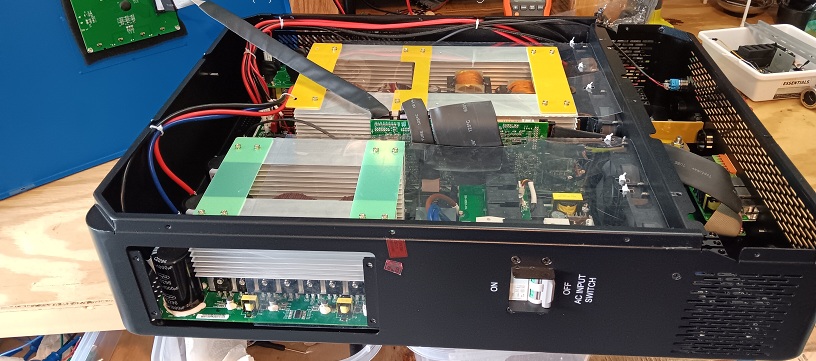 Inside the inverter all in one PVT-8000W-48V off grid solar all in one inverter 48v
