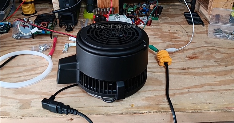 48V Water Distiller water purification in action PV2L off grid DC solar bldc brushless DC fan modification 2